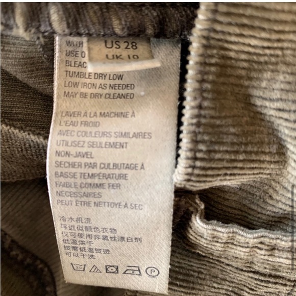 Free People Corduroy Jeans, size 28 - Picture 10 of 10